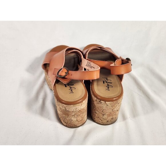 Vintage 7 Eight Womens Shoes Sandal Chunky Platform Y2K Fairycore Boho 8.5 - Picture 4 of 9